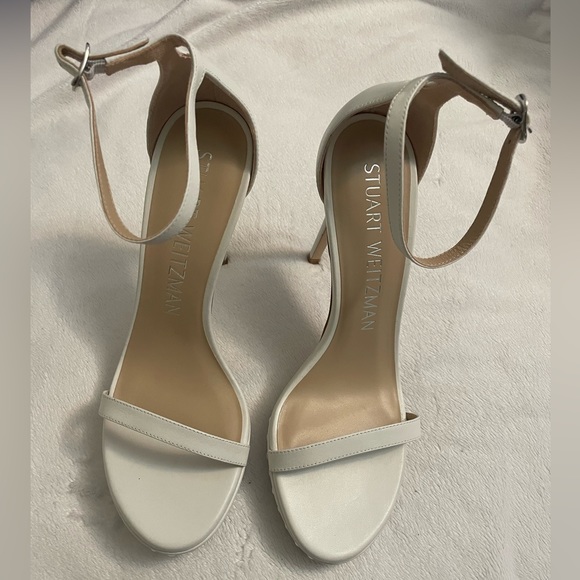NWT Stuart Weitzman Disco Embellished Ankle Strap Sandals - Picture 2 of 8